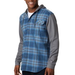 columbia oak park hybrid full zip hoodie